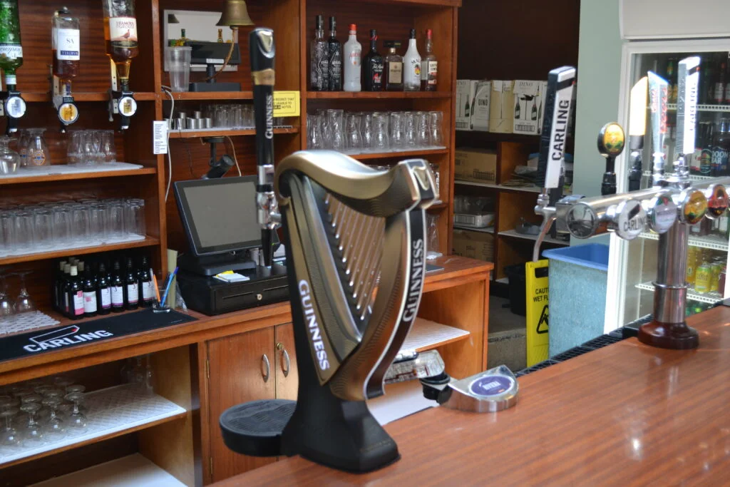 Main bar inside Radstock Working Men's Club